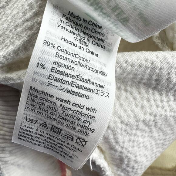 J. Crew Hayden Kick Out Pank Corduroy White Size 4 - Picture 6 of 7